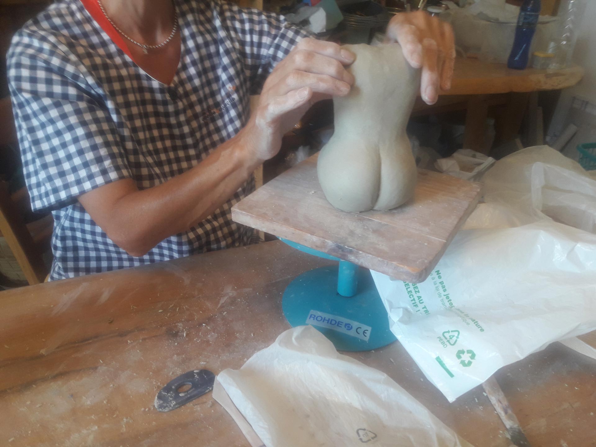 formation à la cuisson émail Raku