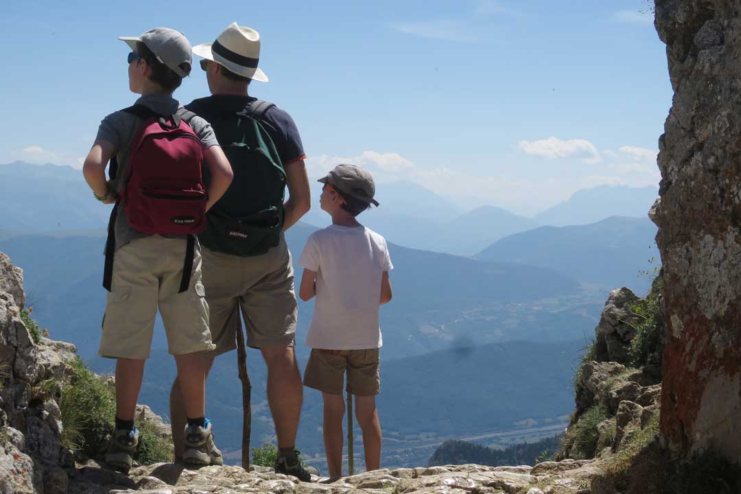 point de vue, randonnée familliale